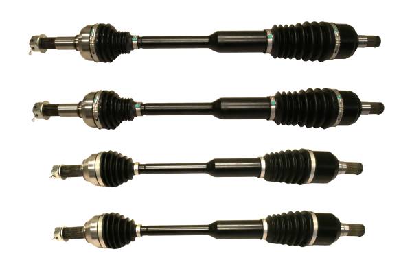 MONSTER AXLES - Monster XP Series Full CV Axle Set for Yamaha Wolverine RMAX2 RMAX4 1000 2021-2026 Telescoping Built Tough 4340 Chromoly Steel Direct Fit Factory Length with 4" of Travel
