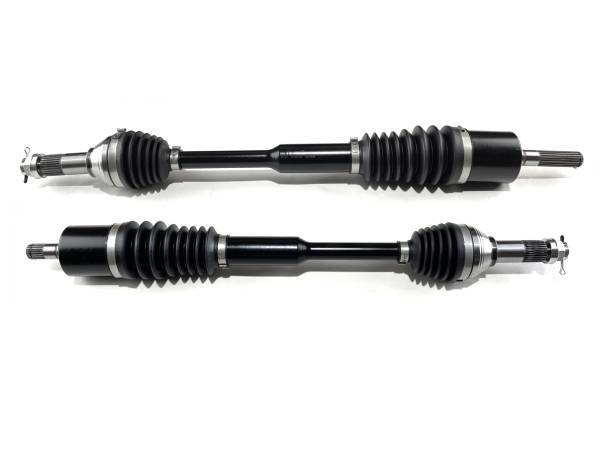 MONSTER AXLES - Monster XP Series Front CV Axles for Can-Am 705402873 705402874 Left & Right Telescoping Built Tough 4340 Chromoly Steel Direct Fit Factory Length with 4" of Travel