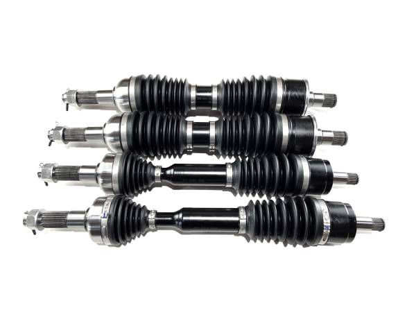 MONSTER AXLES - Monster XP Series Full CV Axle Set for CFMOTO CFORCE 800 1000 2018-2023 Front & Rear Telescoping Built Tough 4340 Chromoly Steel Direct Fit Factory Length with 4" of Travel
