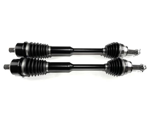 MONSTER AXLES - Monster XP Series Front CV Axles for Arctic Cat 2502-708 Wildcat XX 2018-2022 Left & Right Telescoping Built Tough 4340 Chromoly Steel Direct Fit Factory Length with 4" of Travel