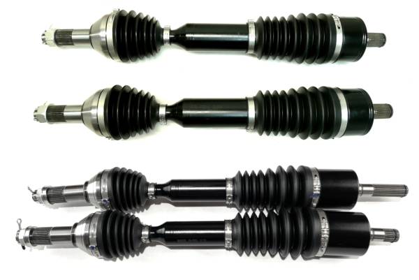 MONSTER AXLES - Monster XP Series Full CV Axle Set for Can-Am Maverick Trail 700 2022-2025 Front & Rear Telescoping Built Tough 4340 Chromoly Steel Direct Fit Factory Length with 4" of Travel