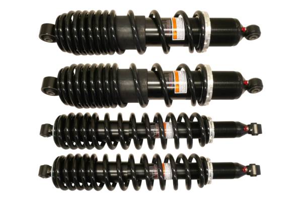 MONSTER AXLES - Monster Performance Full Shock Set for Yamaha Wolverine X4 2018-2020 Left & Right Wolverine X4 Monotube Responsive Handling Quality Tested Gas-charged Adjustable