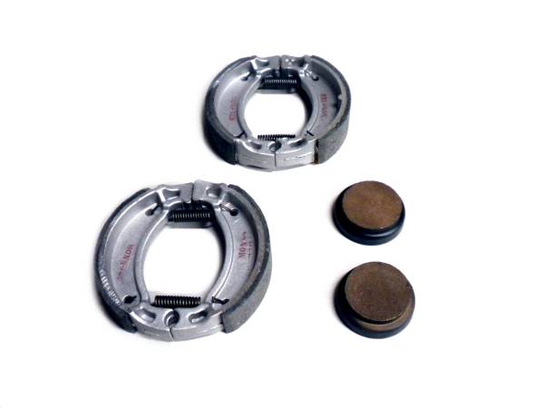 MONSTER AXLES - Monster Performance Brake Pads & Shoes for Yamaha Moto 4 200 Moto 4 225 & Moto 4 350 Quiet Braking Low-Dust All-Weather Quality Tested