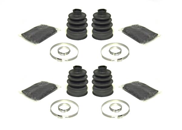 ATV Parts Connection - CV Boot Kits for Suzuki King Quad 700 2005-2007 Outer Front & Rear Set of 4 Abrasion Resistant Heavy Duty Thicker Gauge Enhanced Rigidity Quality Grease Complete Kit ATVPC