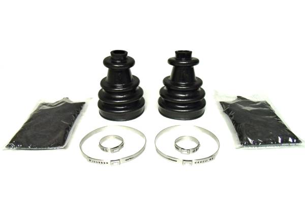 ATV Parts Connection - CV Boot Kits for Bombardier Outlander 330 400 4x4 2003-2008 Rear Outer Set of 2 Optimal Flexibility Quality Grease All Weather Neoprene Complete Kit ATVPC