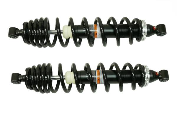 MONSTER AXLES - Monster Performance Rear Shocks for Polaris 7043374 7041956 Sportsman X2 / Touring & Ranger Monotube Dual-Rate Responsive Handling Quality Tested Monotube Gas-charged Adjustable