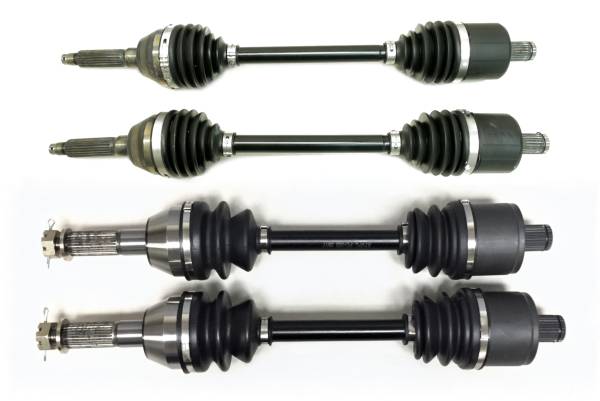 ATV Parts Connection - Precision Full CV Axle Set for Polaris Sportsman X2 & Touring 500 700 800 2007-2009 Front & Rear Quality Tested Heat-Treated 4140 Chromoly Steel Exact Fit ATVPC