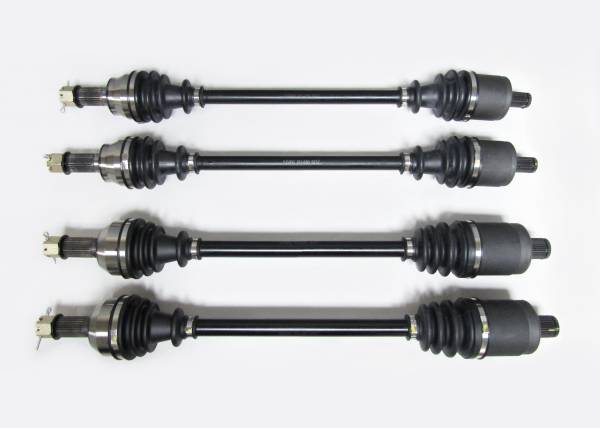 ATV Parts Connection - Precision Full CV Axle Set for Polaris 1333263 1333081 Front & Rear Quality Tested Heat-Treated 4140 Chromoly Steel Exact Fit ATVPC