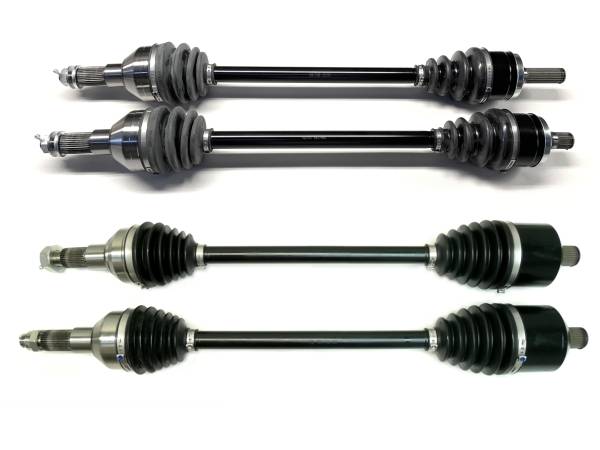 ATV Parts Connection - Precision Full CV Axle Set for Kawasaki 59266-0733 59266-0732 59266-0734 59266-0742 Front & Rear Quality Tested Heat-Treated 4140 Chromoly Steel Exact Fit ATVPC