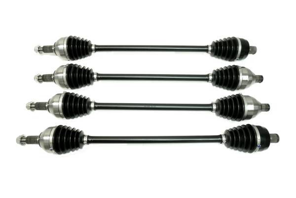 ATV Parts Connection - Precision Full CV Axle Set for Polaris 1334560 1334593 Front & Rear Quality Tested Heat-Treated 4140 Chromoly Steel Exact Fit ATVPC