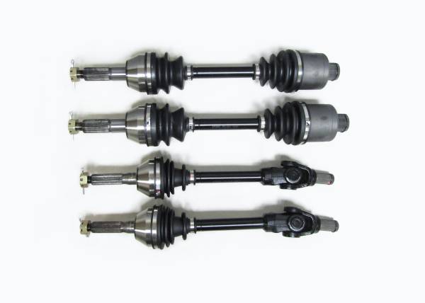 ATV Parts Connection - Precision Full CV Axle Set for Polaris 1380197 1380218 Front & Rear Quality Tested Heat-Treated 4140 Chromoly Steel Exact Fit ATVPC