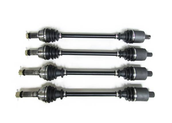 ATV Parts Connection - Precision Full CV Axle Set for Polaris 1332856 1333233 Front & Rear Quality Tested Heat-Treated 4140 Chromoly Steel Exact Fit ATVPC