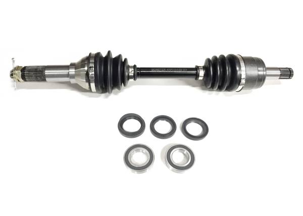 ATV Parts Connection - Precision Front CV Axle & Bearing Kit for Yamaha Kodiak 400 4x4 2000-2002 Left or Right Quality Tested Heat-Treated 4140 Chromoly Steel Exact Fit ATVPC