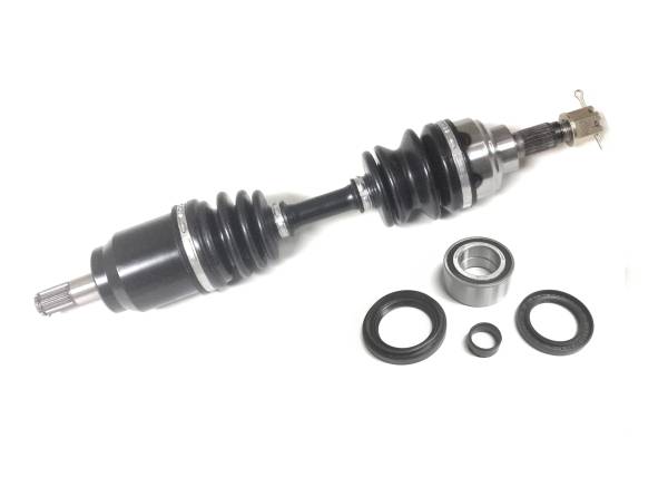 ATV Parts Connection - Precision Front Left CV Axle & Bearing Kit for Honda Foreman 450 1998-2004 Quality Tested Heat-Treated 4140 Chromoly Steel Exact Fit ATVPC