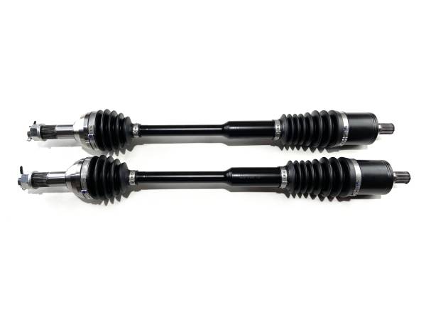 MONSTER AXLES - Monster XP Series Front CV Axles for Can-Am 705402282 64" Left & Right Telescoping Built Tough 4340 Chromoly Steel Direct Fit Factory Length with 4" of Travel