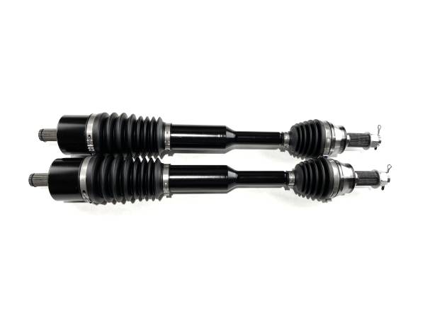 Monster Axles - Monster XP Series Front CV Axles for Polaris 1334202 Left & Right Scrambler & Sportsman 1000 S 55" Telescoping Built Tough 4340 Chromoly Steel Direct Fit Factory Length with 4" of Travel