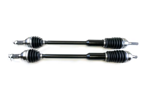 MONSTER AXLES - Monster XP Series Front CV Axles for Can-Am 72" 705401829 705401830 Left & Right Telescoping Built Tough 4340 Chromoly Steel Direct Fit Factory Length with 4" of Travel