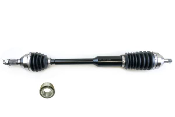 MONSTER AXLES - Monster XP Series Front Right CV Axle & Brg for Can-Am 705402098 Telescoping Built Tough 4340 Chromoly Steel Direct Fit Factory Length with 4" of Travel
