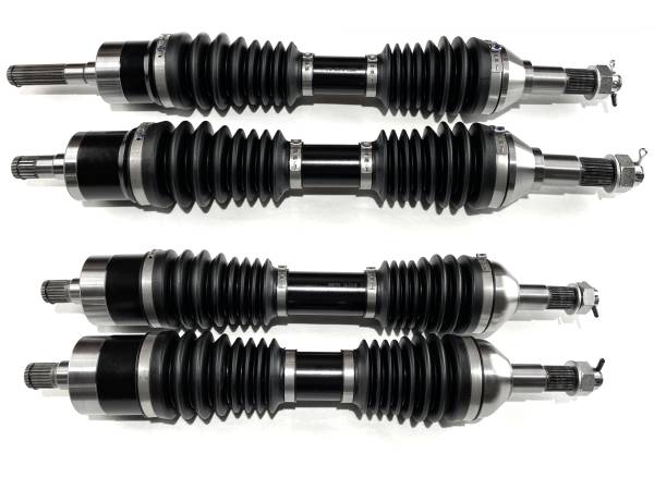 MONSTER AXLES - Monster XP Series Full CV Axle Set for Can-Am 705402235 705402236 705502710 705502711 Front & Rear Telescoping Built Tough 4340 Chromoly Direct Fit Factory Length with 4" of Travel