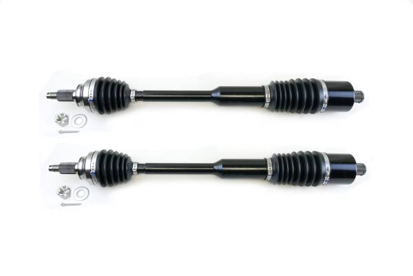 Monster Axles - Monster XP Series Rear CV Axles for Polaris 1333944 Left & Right RZR XP XP4 1000 RZR RS1 Telescoping Built Tough 4340 Chromoly Steel Direct Fit Factory Length with 4" of Travel