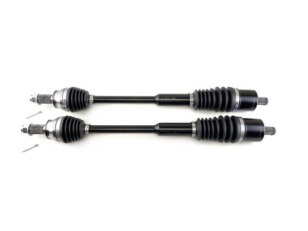 MONSTER AXLES - Monster XP Series Front CV Axles for Polaris 1333263 Left & Right RZR S 900 1000 RZR 4 900 General 1000 Telescoping Built Tough 4340 Chromoly Steel Factory Length with 4" of Travel