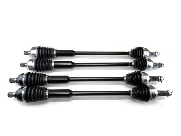 MONSTER AXLES - Monster XP Series Full CV Axle Set for Can-Am 705402490 705502907 Maverick R 2024-2025 Telescoping Built Tough 4340 Chromoly Steel Direct Fit Factory Length with 4" of Travel