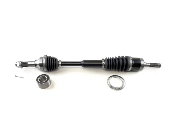MONSTER AXLES - Monster XP Series Front Right CV Axle & Brg for Can-Am 705400952 Telescoping Built Tough 4340 Chromoly Steel Direct Fit Factory Length with 4" of Travel