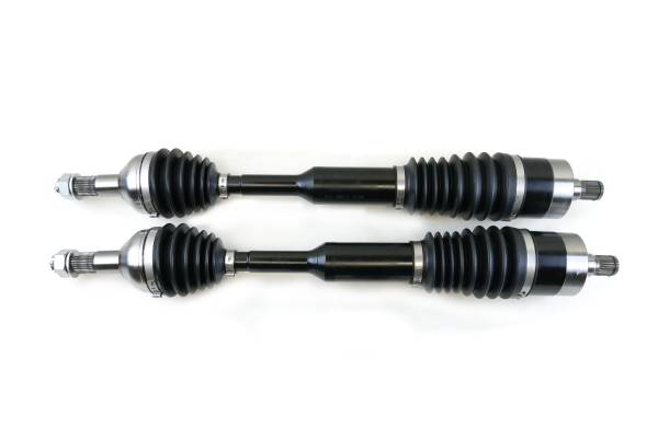 MONSTER AXLES - Monster XP Series Rear CV Axles for Can-Am Commander 800 & 1000 2011-2015 Left & Right Telescoping Built Tough 4340 Chromoly Steel Direct Fit Factory Length with 4" of Travel