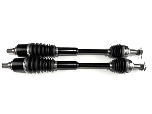 Monster Axles - Monster XP Series Front CV Axles for Arctic Cat 2502-357 2502-190 Prowler 550 700 1000 Left & Right Telescoping Built Tough 4340 Chromoly Direct Fit Factory Length with 4" of Travel