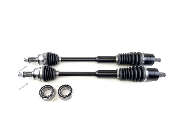 MONSTER AXLES - Monster XP Series Front CV Axles & Brgs for Polaris 1333681 Left & Right ACE 900 2017 2018 2019 Telescoping Built Tough 4340 Chromoly Steel Direct Fit Factory Length with 4" of Travel