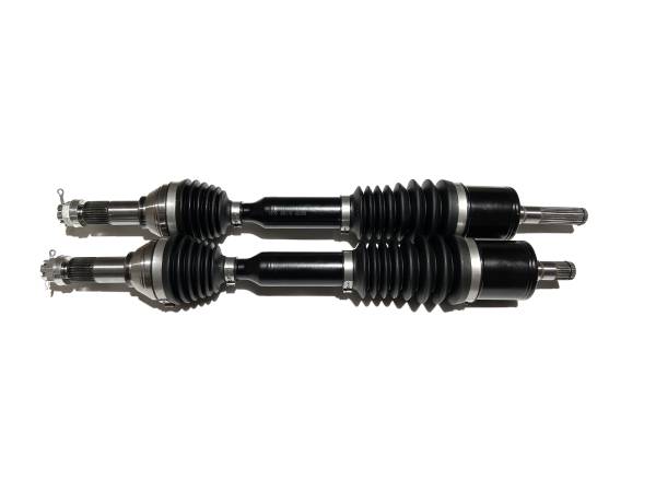 MONSTER AXLES - Monster XP Series Front CV Axles for Can-Am Maverick Trail 800 & 1000 2018-2026 4340 Chromoly Steel  Left & Right Telescoping Factory Length with 4" of Travel
