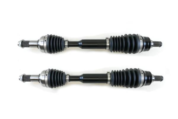 MONSTER AXLES - Monster XP Series Rear CV Axles for Yamaha Grizzly 700 2014-2015 Left & Right Telescoping Built Tough 4340 Chromoly Steel Direct Fit Factory Length with 4" of Travel