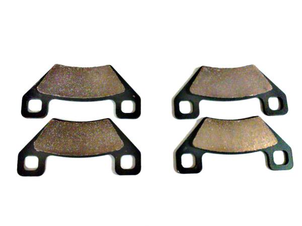 Monster Axles - Monster Performance Front Brake Pad Set for Arctic Cat 1436-420 1502-694 Left & Right Quiet Braking Low-Dust All-Weather Quality Tested