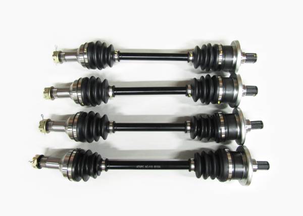 ATV Parts Connection - Precision Full CV Axle Set for Arctic Cat 400 500 650 4x4 2005 Front & Rear Quality Tested Heat-Treated 4140 Chromoly Steel Exact Fit ATVPC