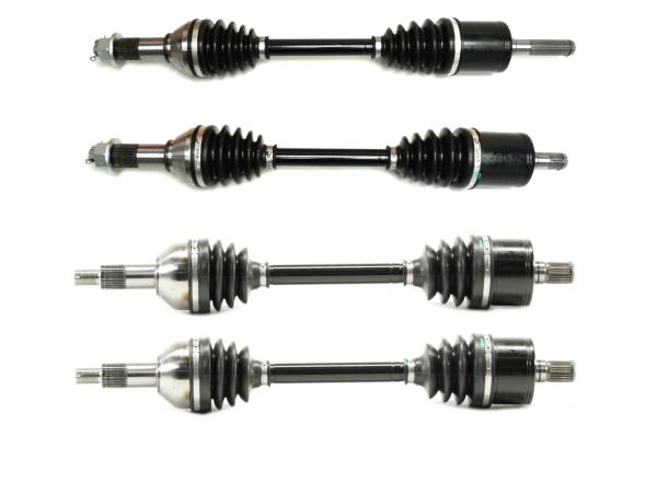 ATV Parts Connection - Precision Full CV Axle Set for Can-Am 705402007 705402008 705502541 Front & Rear Quality Tested Heat-Treated 4140 Chromoly Steel Exact Fit ATVPC