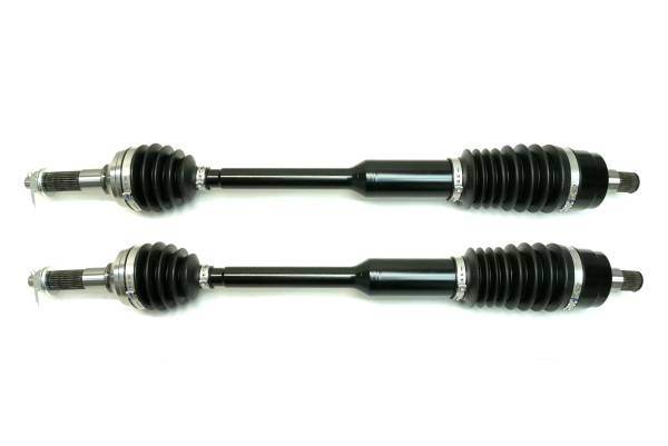 MONSTER AXLES - Monster XP Series Front CV Axles for Kawasaki 59266-0710 Mule PRO Left & Right Telescoping Built Tough 4340 Chromoly Steel Direct Fit Factory Length with 4" of Travel