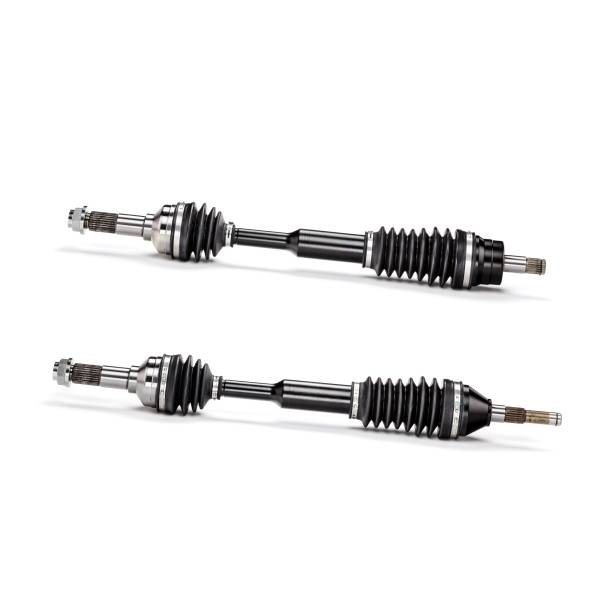 Monster Axles - Monster XP Series Front CV Axles for Yamaha Rhino 450 & 660 2004-2009 Left & Right Telescoping Built Tough 4340 Chromoly Steel Direct Fit Factory Length with 4" of Travel