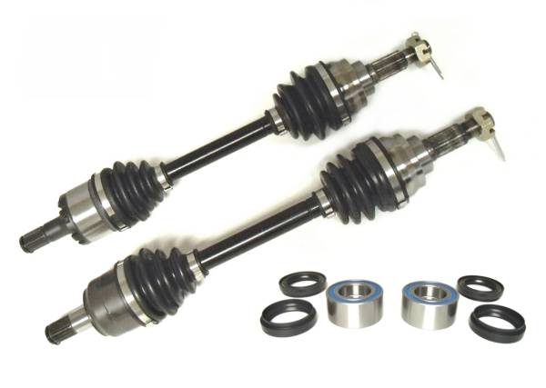 ATV Parts Connection - Precision Front CV Axles & Brg Kits for Kawasaki 59266-1135 59266-1136 Left & Right Quality Tested Heat-Treated 4140 Chromoly Steel Exact Fit ATVPC