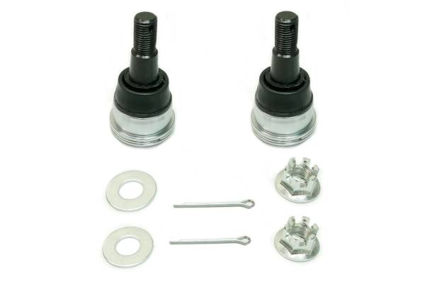 MONSTER AXLES - Monster Performance Ball Joints for Honda 51220-TY0-004 Talon 1000R 1000X 2019-2023 Lower Heavy Duty 4340 Chromoly Steel Greaseable Low Friction Adjustable Chrome Plated Set of 2
