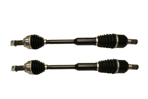 MONSTER AXLES - Monster XP Series Rear CV Axles for Yamaha Wolverine RMAX2 RMAX4 1000 2021-2026 Telescoping Built Tough 4340 Chromoly Steel Direct Fit Factory Length with 4" of Travel