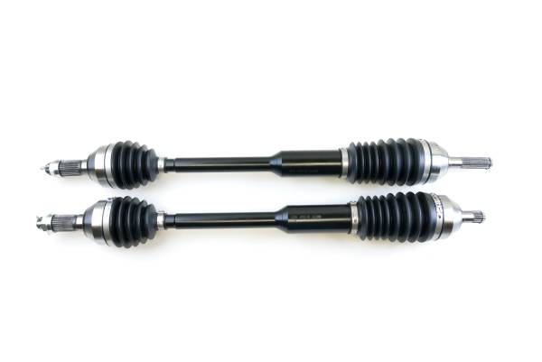 Monster Axles - Monster XP Series Front CV Axles for Can-Am 705401686 705401687 Left & Right Telescoping 4340 Chromoly Factory Length with 4" of Travel