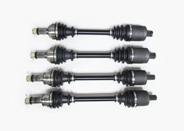 ATV Parts Connection - Precision Full CV Axle Set for Polaris 1333948 1333949 Front & Rear Quality Tested Heat-Treated 4140 Chromoly Steel Exact Fit ATVPC