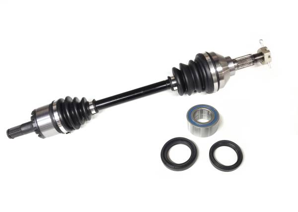 ATV Parts Connection - Precision Front Left CV Axle & Bearing Kit for Kawasaki 59266-0007 Quality Tested Heat-Treated 4140 Chromoly Steel Exact Fit ATVPC