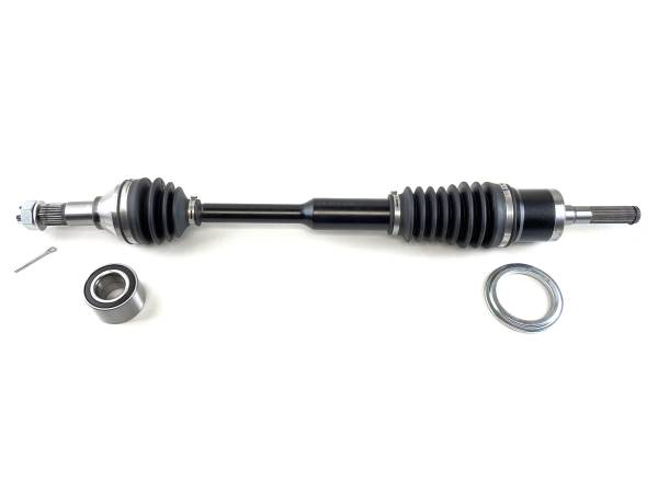 Monster Axles - Monster XP Series Front Right CV Axle & Brg for Can-Am Maverick XC XXC 1000 2014-2017 Telescoping Built Tough 4340 Chromoly Steel Direct Fit Factory Length with 4" of Travel