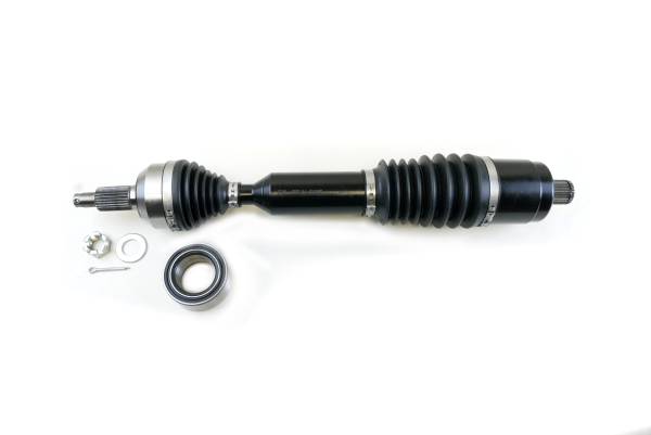 MONSTER AXLES - Monster XP Series Rear CV Axle & Brg for Polaris 1333949 RZR 900 50" 55" Trail 900 Telescoping Built Tough 4340 Chromoly Steel Direct Fit Factory Length with 4" of Travel