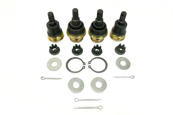 ATV Parts Connection - Precision Full Ball Joint Set for Honda Talon 1000R & 1000X 2019-2022 Upper & Lower Set of 4 Exact Fit Corrosion Resistant Low-Friction Pre-Greased ATVPC