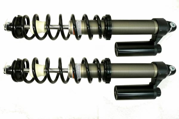 MONSTER AXLES - Monster Performance Front Shocks for Polaris 7044903 7044904 Left & Right Precision Made Quality Tested Monotube Gas-charged Adjustable Anti-foam Anti-shear