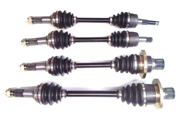 ATV Parts Connection - Precision Full CV Axle Set for Yamaha Grizzly 660 4x4 2003-2008 Front & Rear Quality Tested Heat-Treated 4140 Chromoly Steel Exact Fit ATVPC