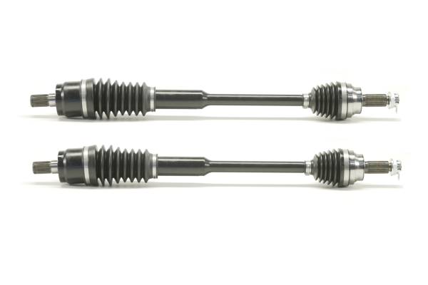 MONSTER AXLES - Monster XP Series Rear CV Axles for Honda Pioneer 700 & 700-4 2015-2021 Left & Right Telescoping Built Tough 4340 Chromoly Steel Direct Fit Factory Length with 4" of Travel