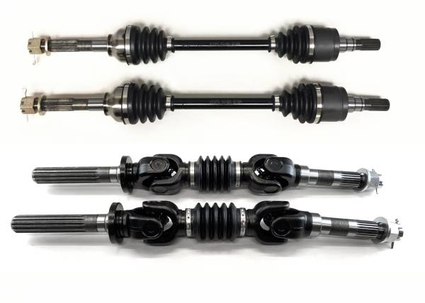 ATV Parts Connection - Full Axle Set for Kubota K7561-15310 K7711-12330 K7711-12334 Front & Rear RTV900 RTV1100 Quality Tested Heat-Treated Exact Fit ATVPC